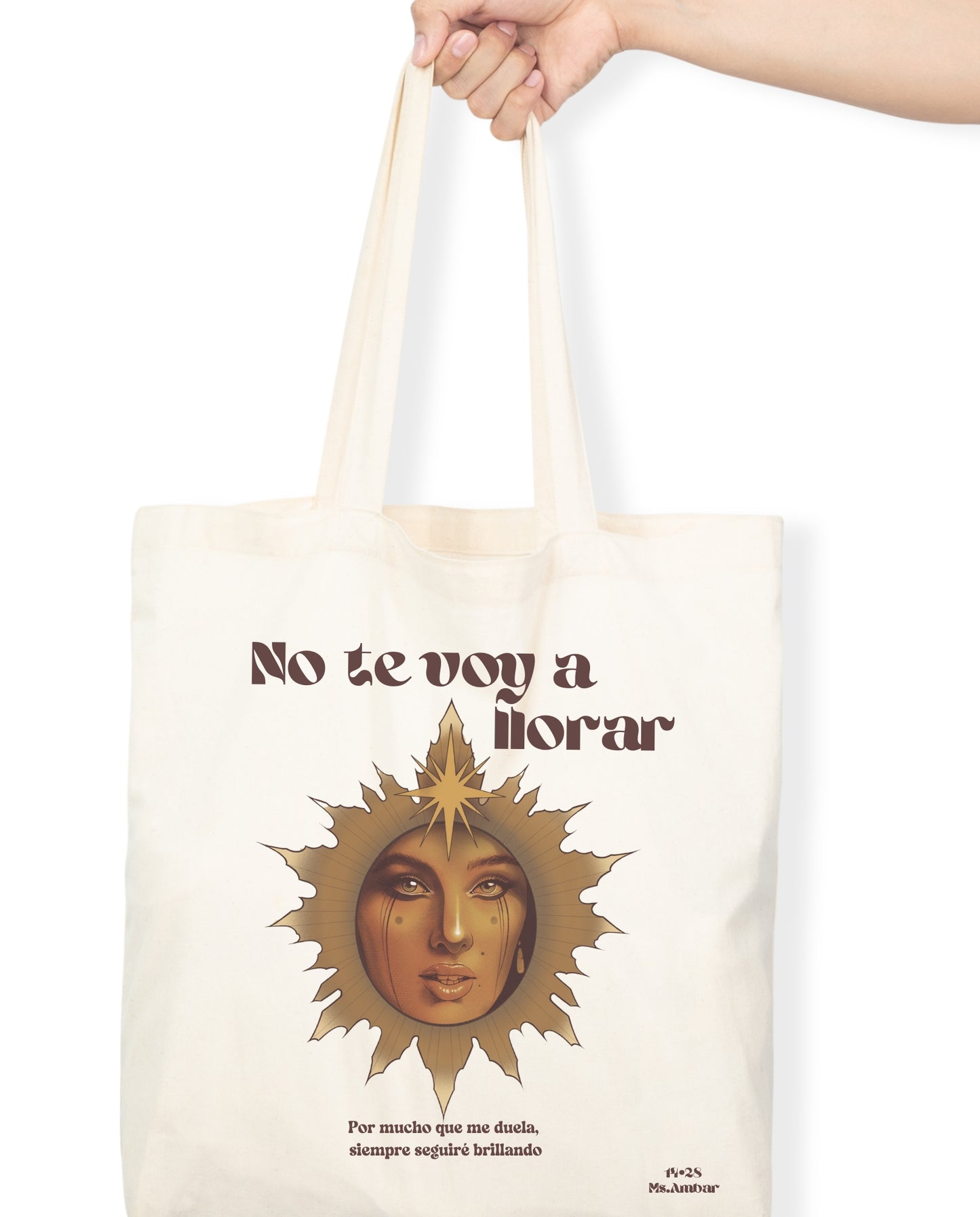 NO TE VOY A LLORAR TOTE BAG