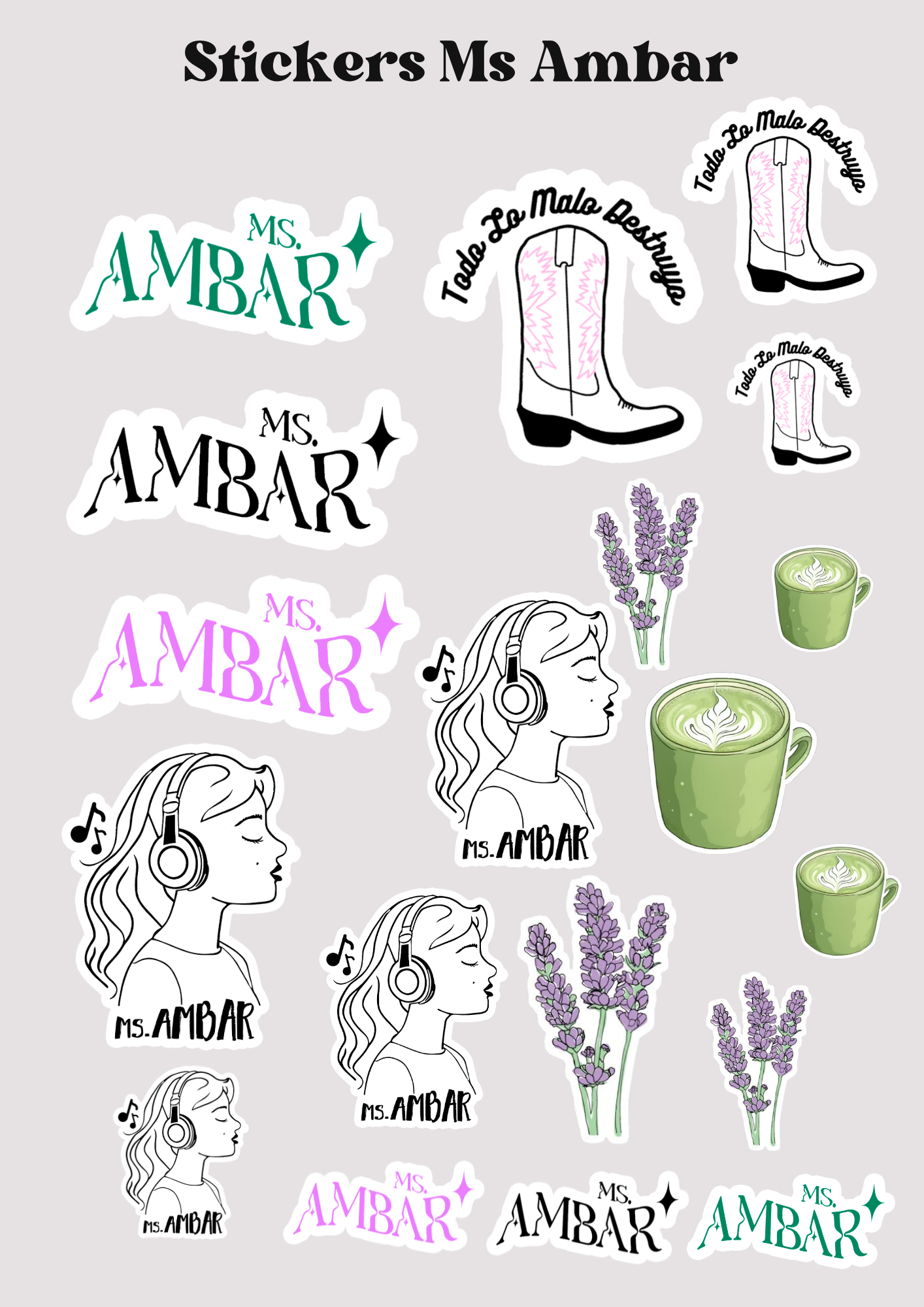 Stickers Ms. Ambar