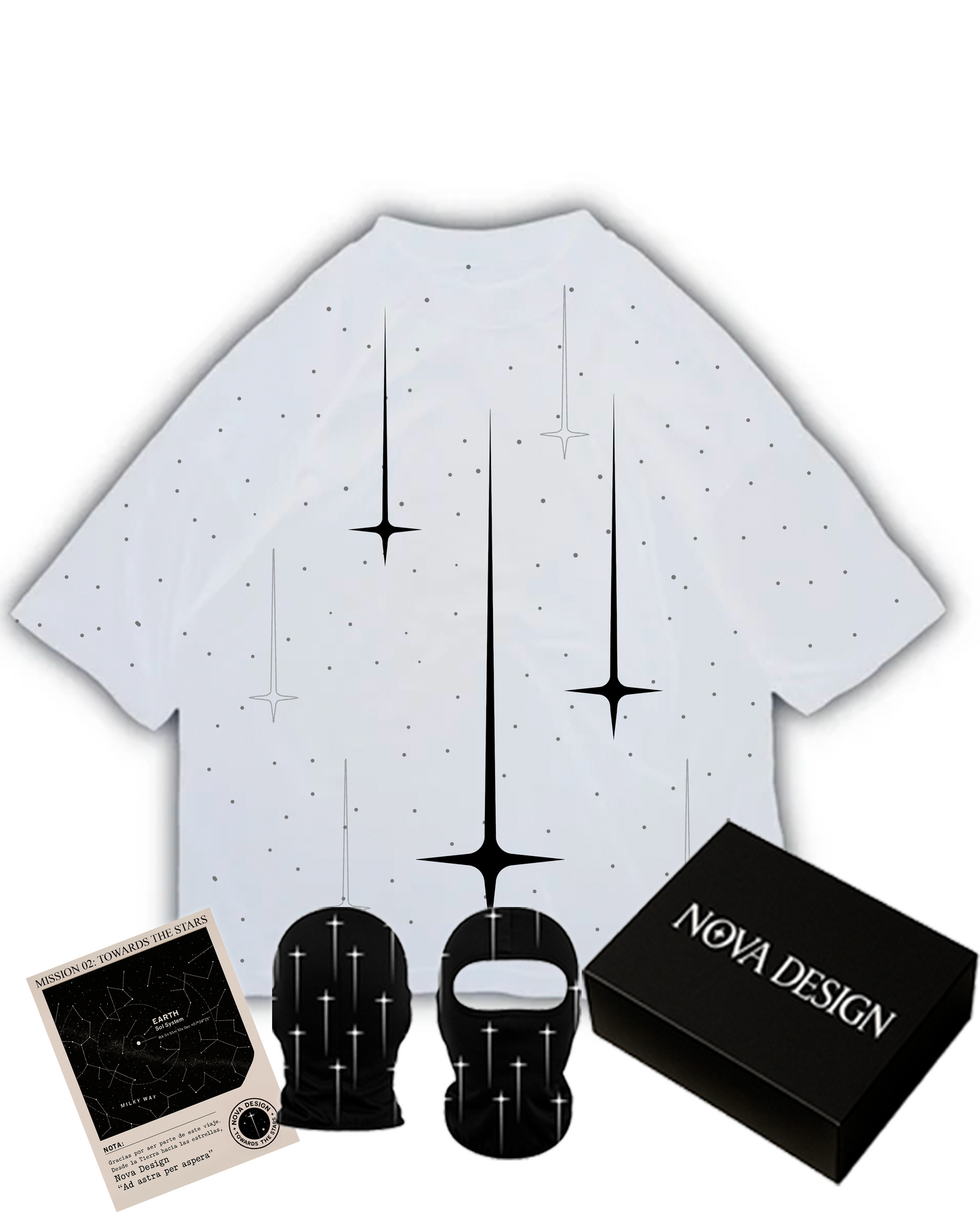 FALLING STARS WHITE EDITION PREMIUM OVER TEE