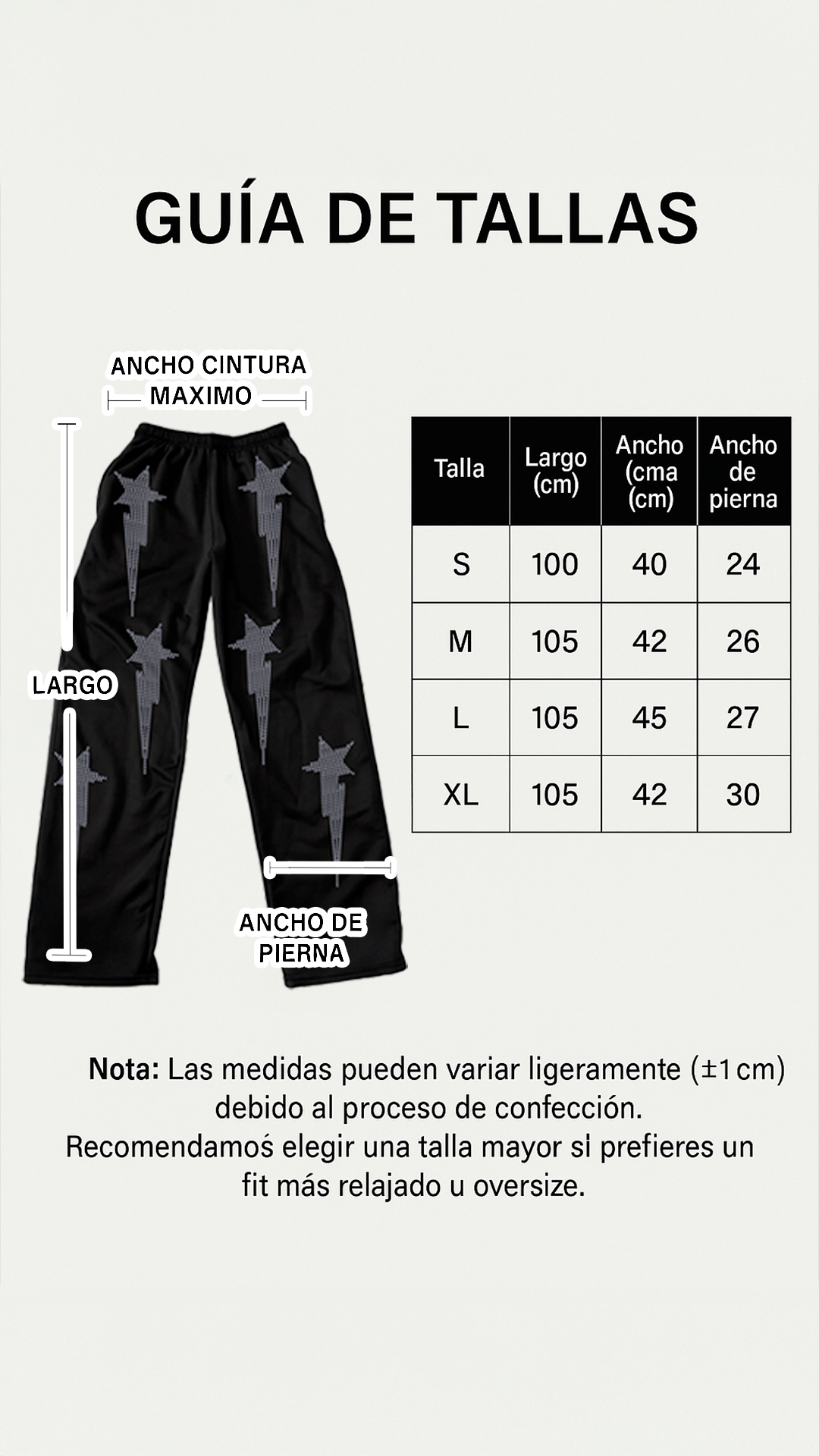 NOVA'S INFERNO FULL PEDRERIA OVER PREMIUM PANTS