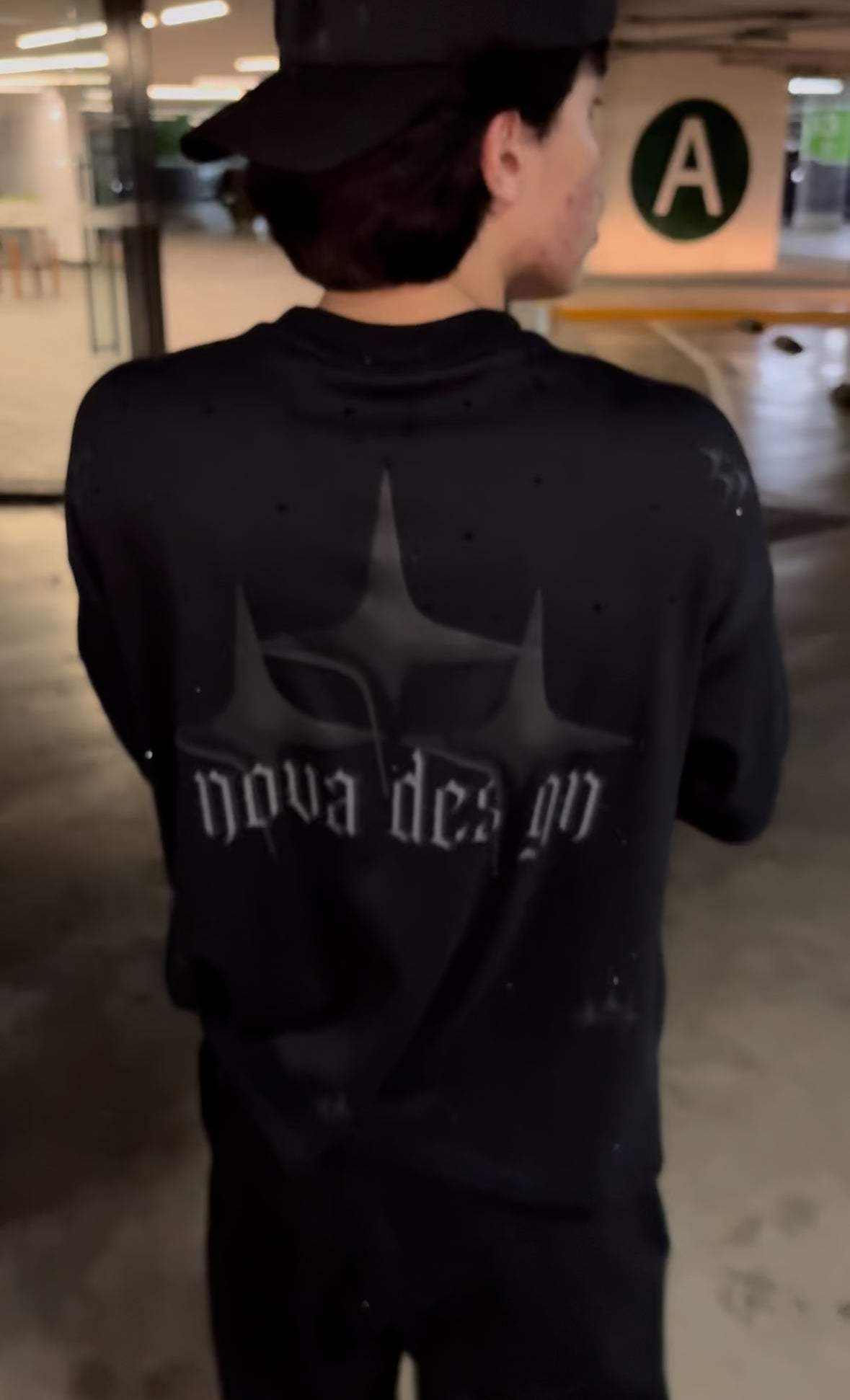 BLACK STARS FULL STARS OVER PREMIUM TEE