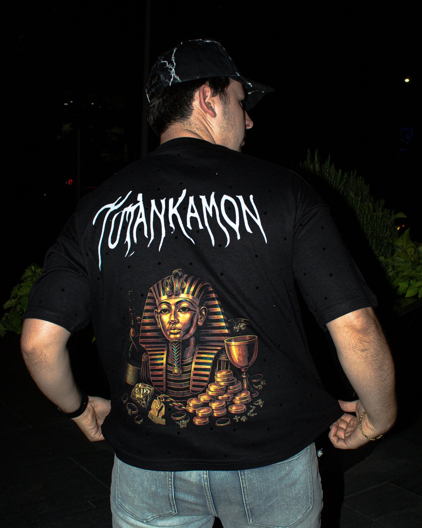 TUTANKAMON FULL DIAMONS OVER PREMIUM TEE