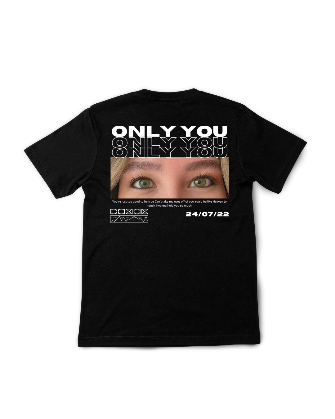 PLAYERA ONLY YOU OJOS