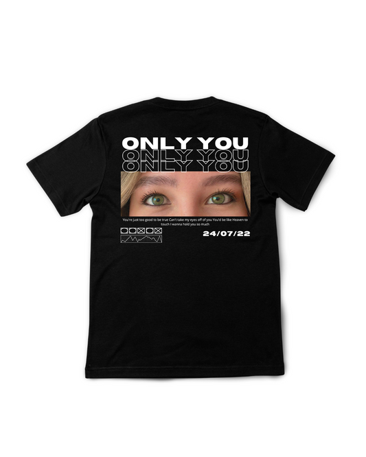 PLAYERA ONLY YOU OJOS