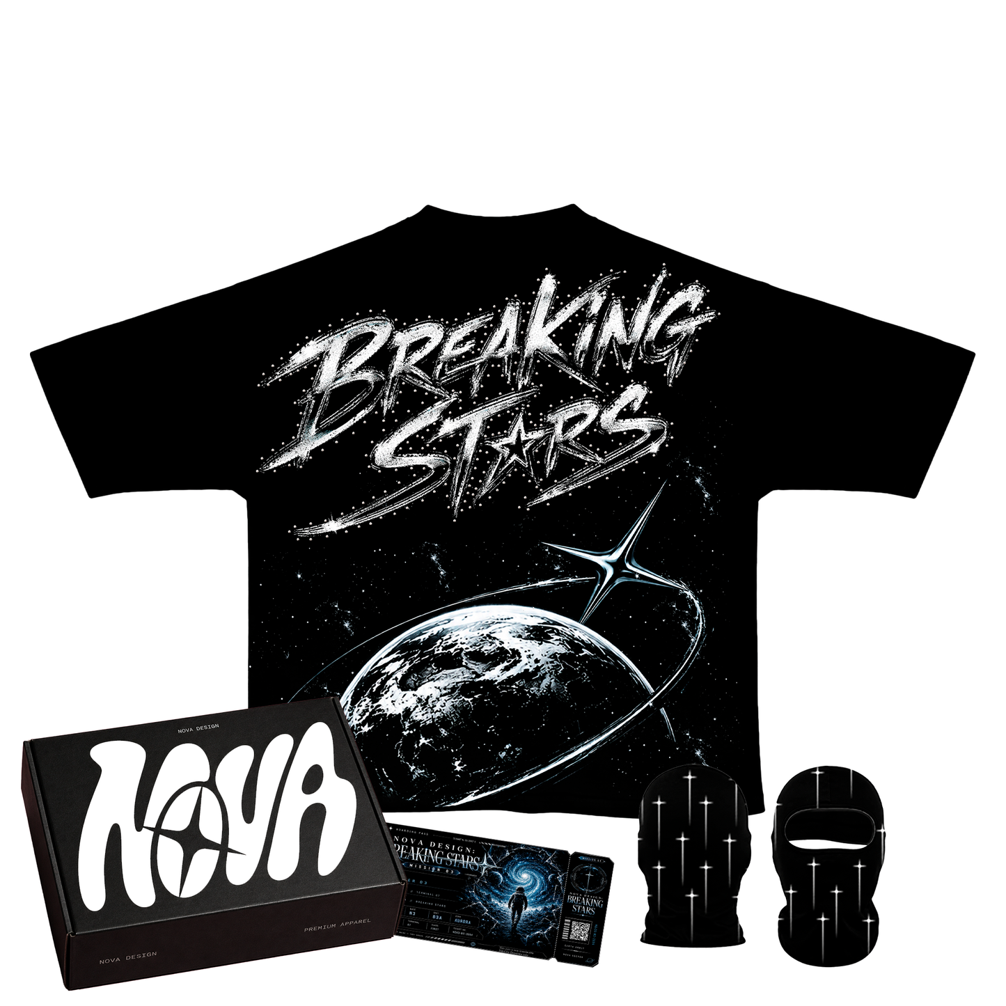 BREAKING STARS OVERSIZE PREMIUM TEE