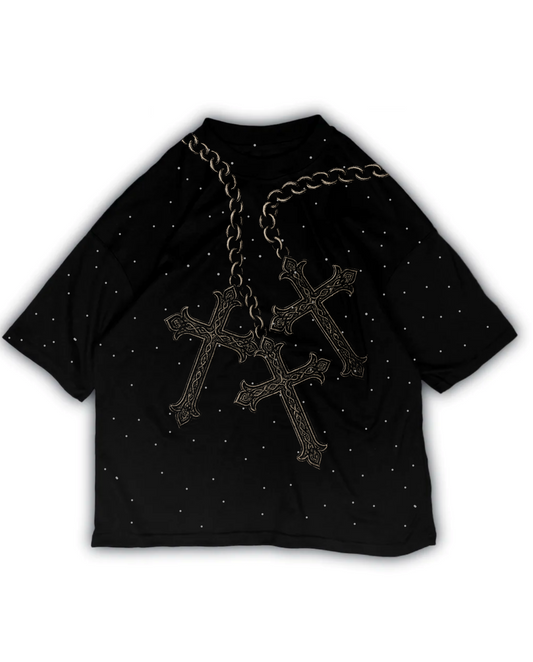 NOVA CHROME FULL PEDRERIA OVER PREMIUM TEE