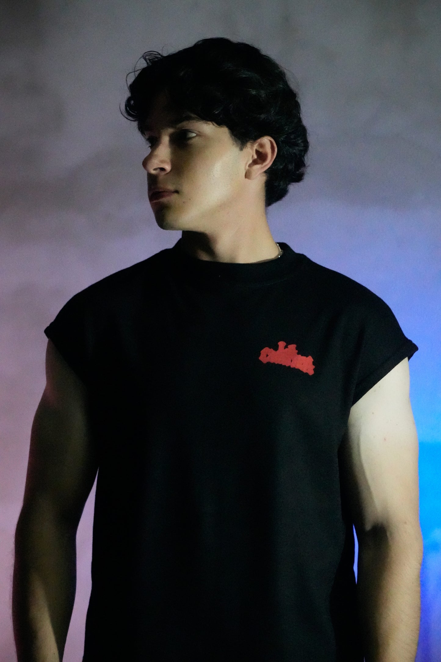 PERDIDO EN LA FAMA OFICIAL MUSCLE PREMIUM TEE