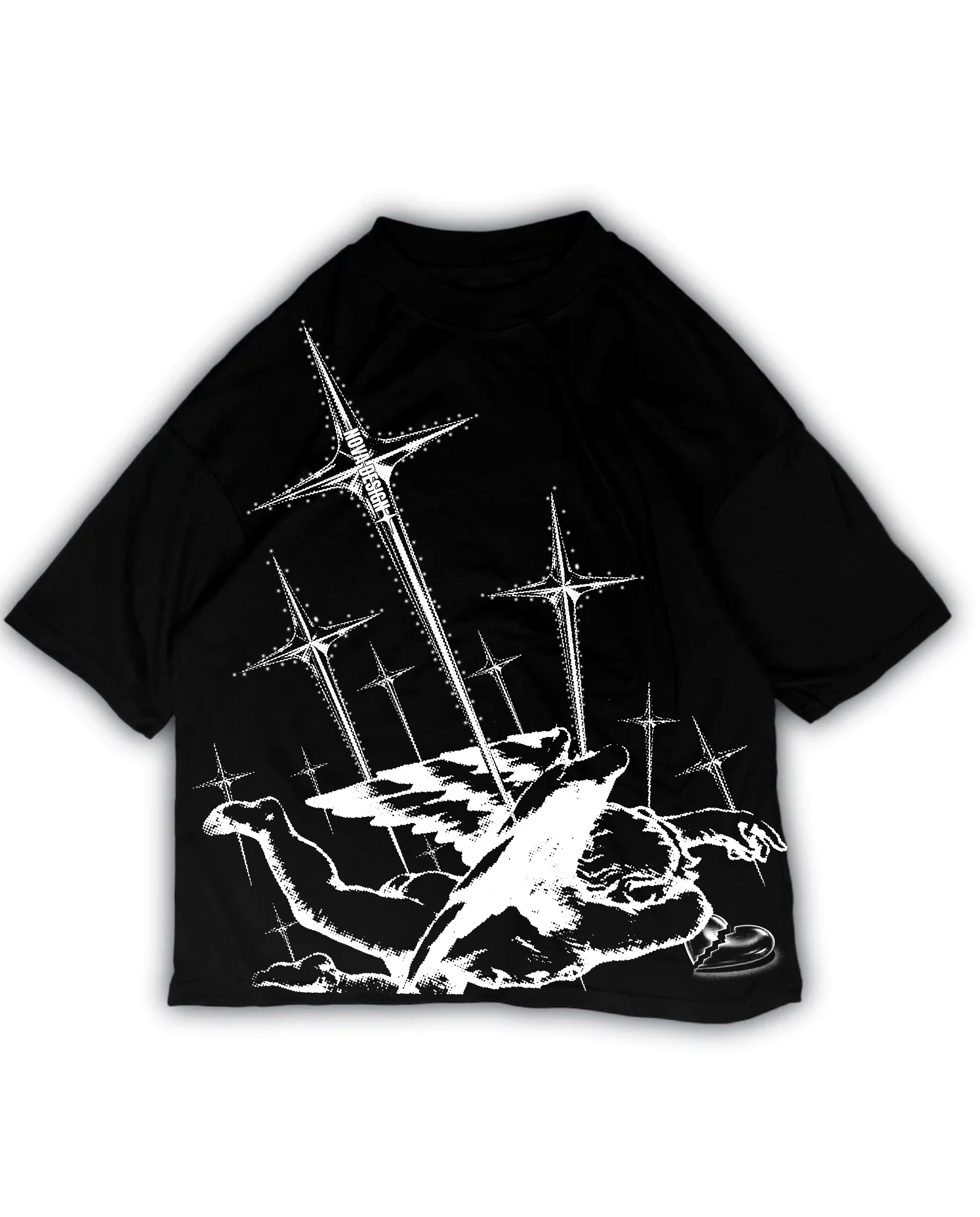 FALLEN CUPID OVER PREMIUM TEE – Nova Design