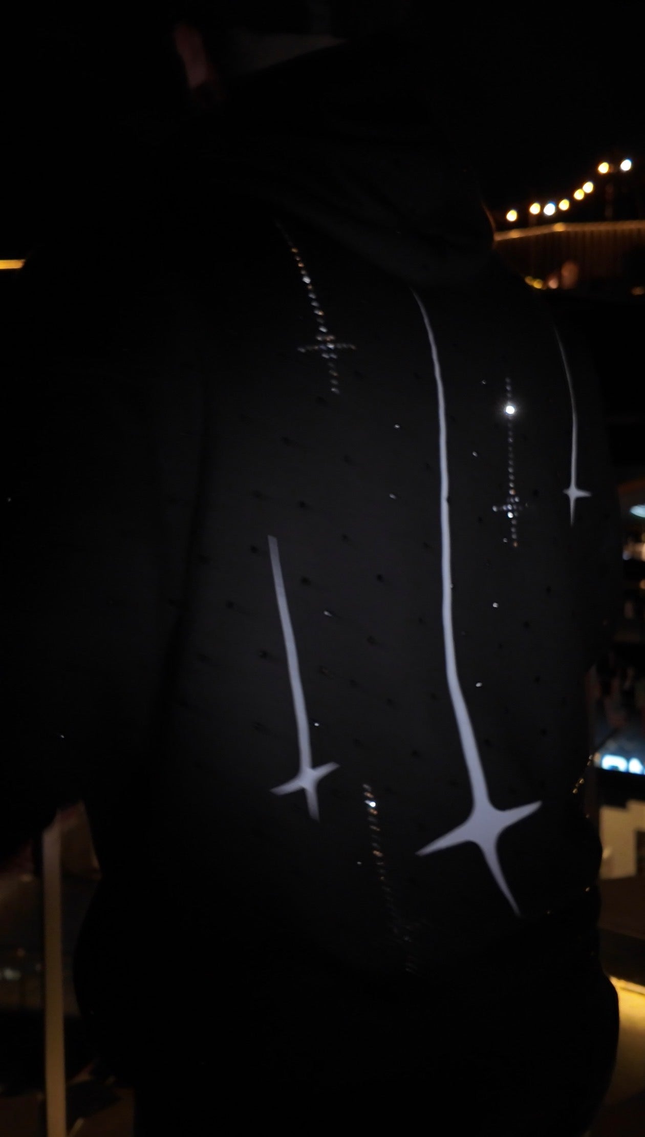 FALLING STARS FULL PEDRERIA HOODIE PREMIUM