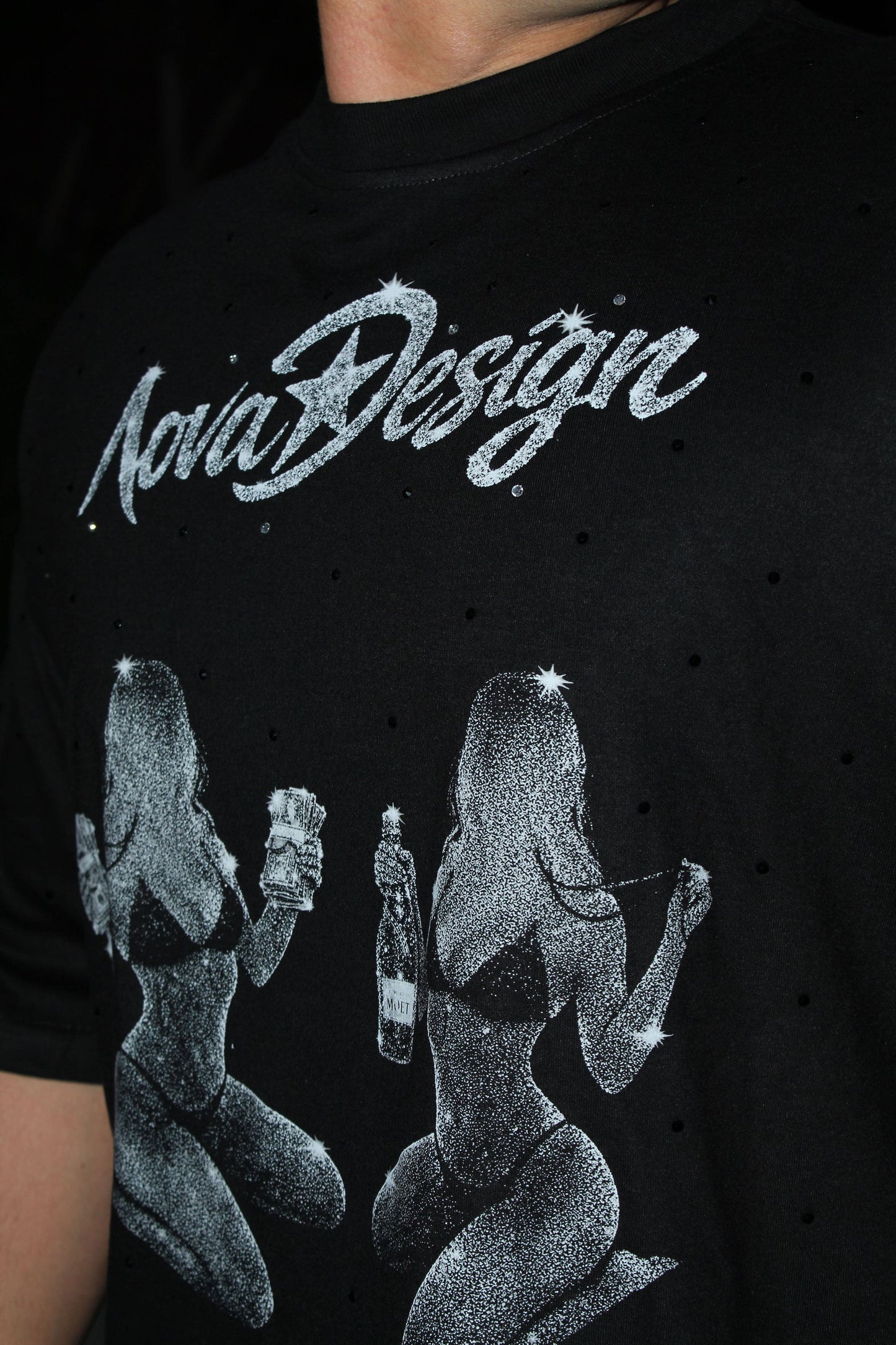 NOVA NIGHTS FULL PEDRERIA OVER PREMIUM TEE