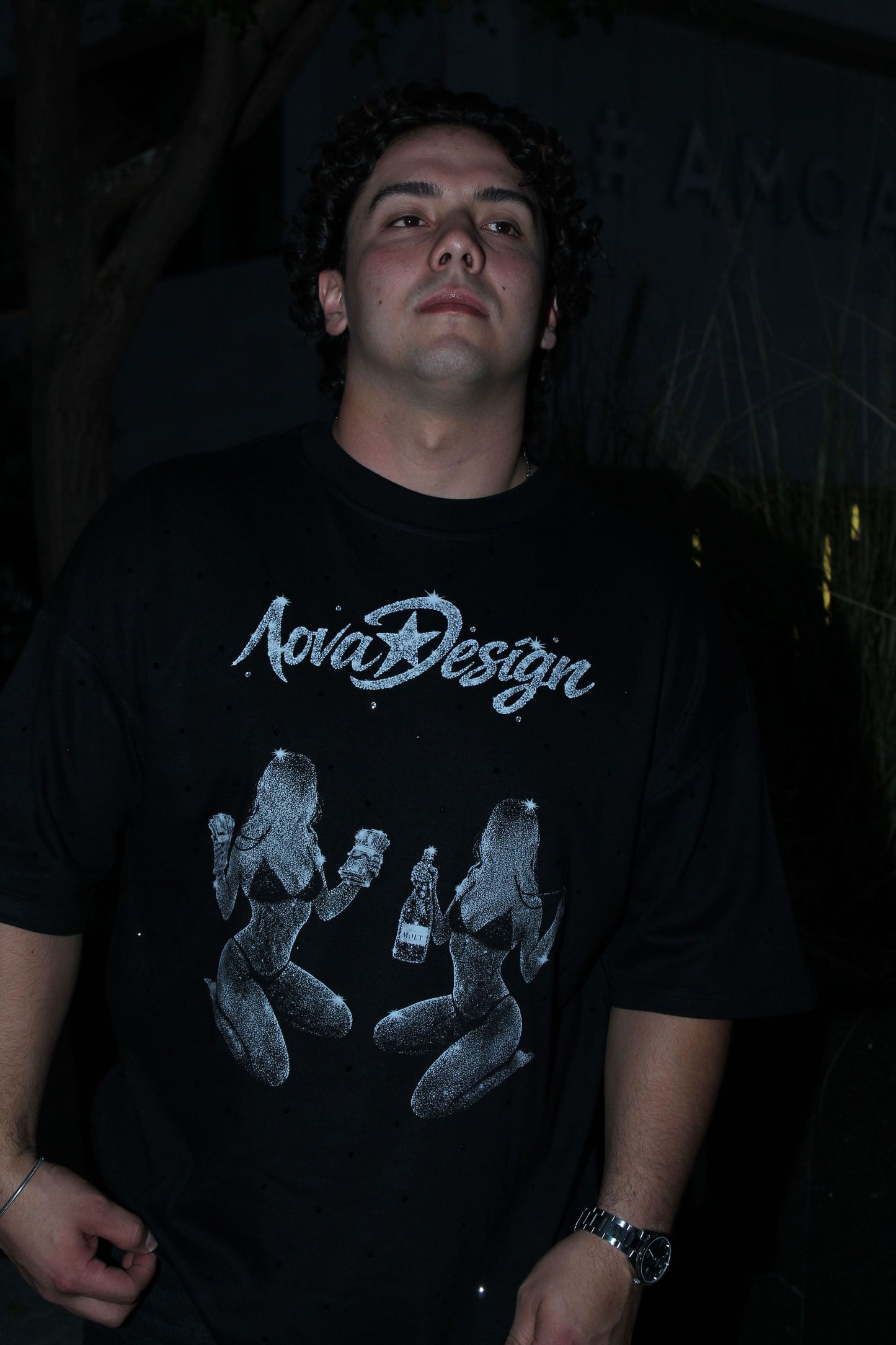 NOVA NIGHTS FULL PEDRERIA OVER PREMIUM TEE