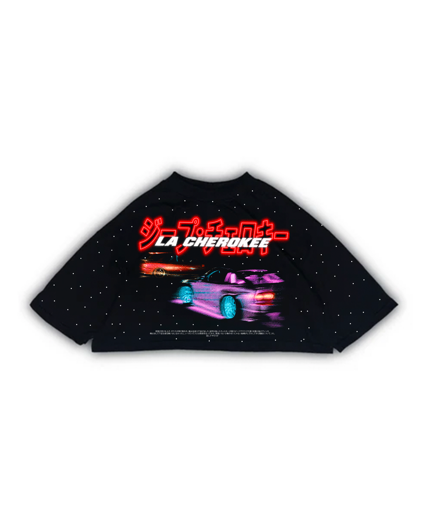 LA CHEROKEE CROP TOP OVERSIZE PREMIUM