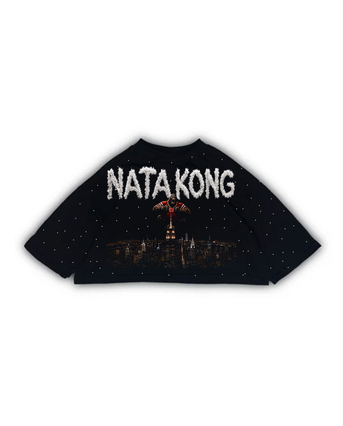 NATA KONG V2 CROP TOP OVERSIZE PREMIUM