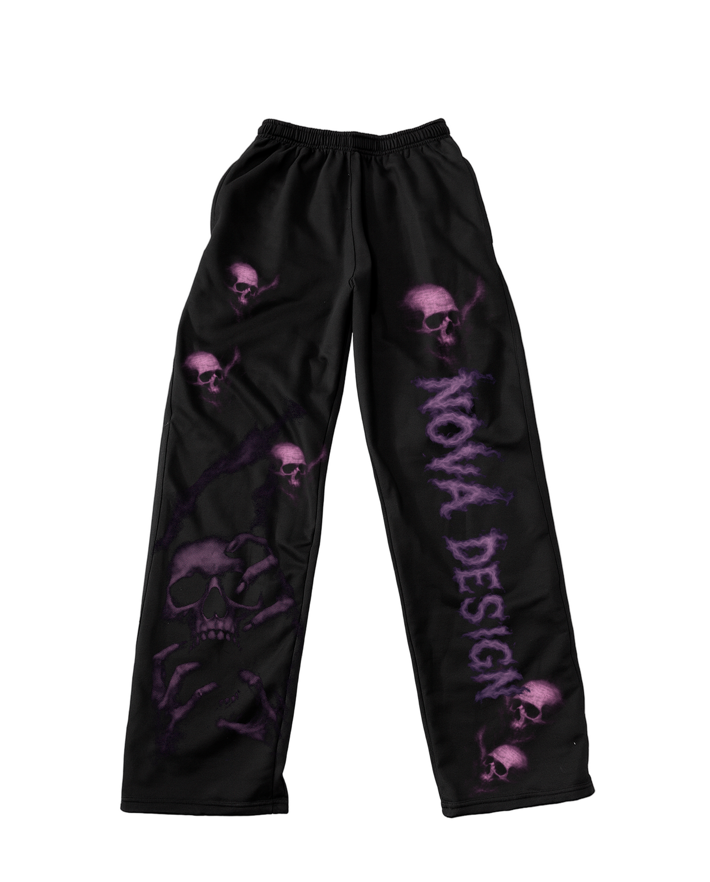 PURPLE SHADOWS FULL PEDRERIA  OVER PREMIUM PANTS