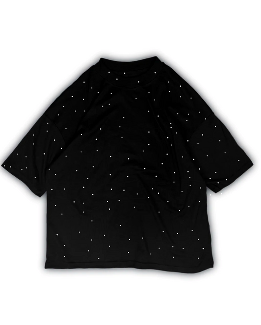 PLAYERA FULL PEDRERIA OVER PREMIUM TEE