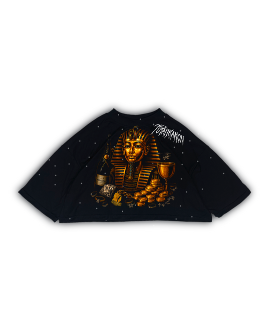 TUTANKAMON FULL DIAMONS OVER CROP TOP
