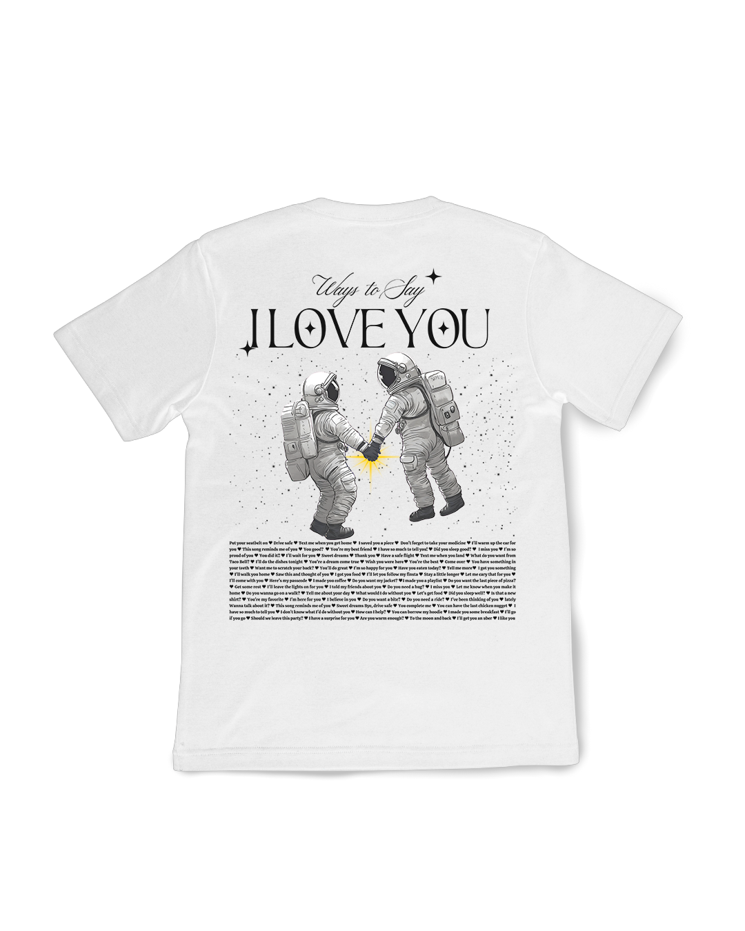 PLAYERA I LOVE YOU